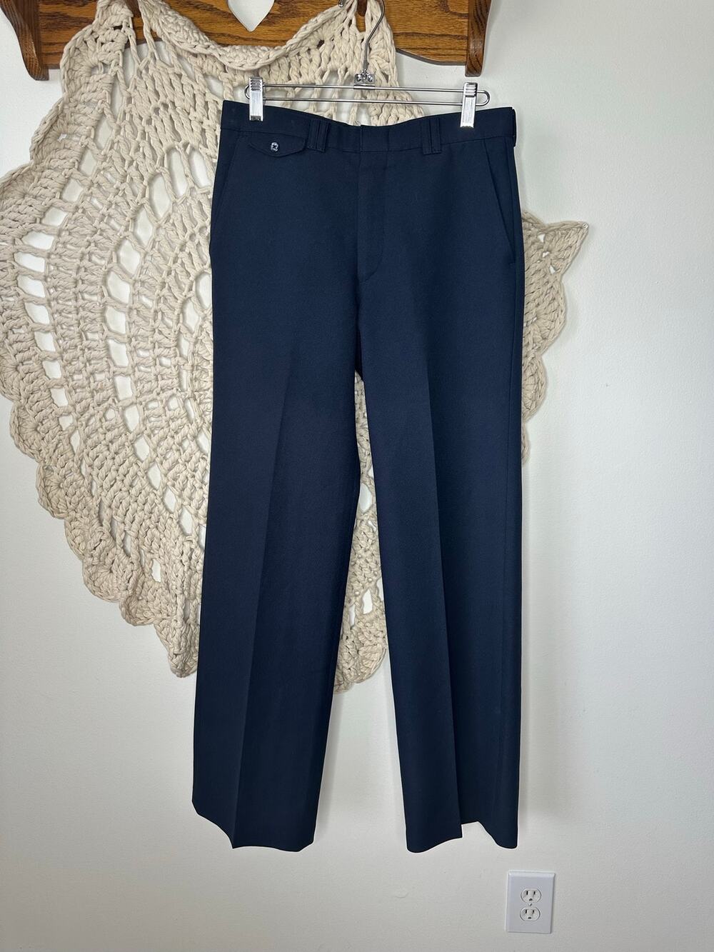 Levi’s Vintage 70s 80s Action Slacks Navy Blue Size 6/28
